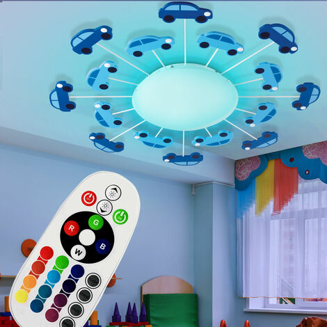 Lampe Pour Enfants LED Plafonnier Créatif Dessin Animé Avion Chambre Des  Lampe De Plafond Dimmable Lustre Éclairage Moderne Garçons Filles D'enfants