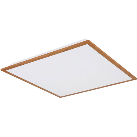 Panneau de construction LED ALU plafonnier chambre éclairage lampe de couloir optique bois  Globo 416080D2W