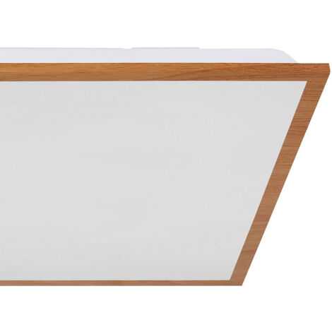 Panneau de construction LED ALU plafonnier chambre éclairage lampe de couloir optique bois  Globo 416080D2W