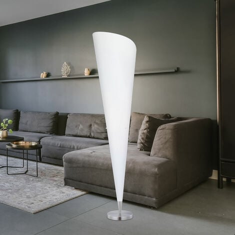 Lampadaire entonnoir design plafonnier projecteur salon salle à manger  éclairage côté lampe blanc dans un ensemble