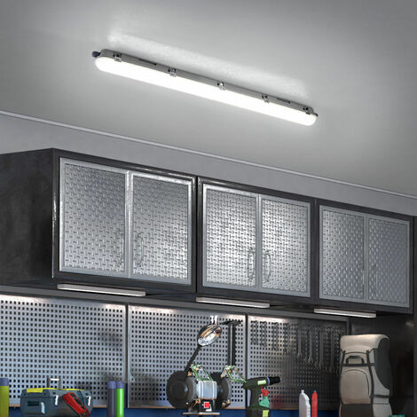 Eclairage LED Garage 150W,20000LM 6500K Eclairage de Plafond,Plafonnier LED  avec 12+1 Panneaux