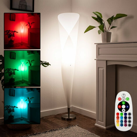 Lampadaire LED RGB avec télécommande avec changeur de couleur