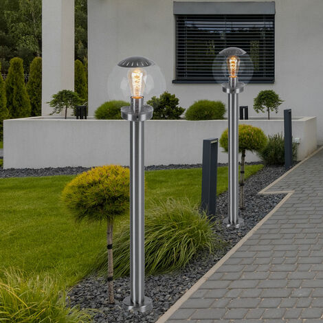 5x Solaire LED Extérieur Fiche Lumières Demi Boule Jardin Éclairage Porche  Lampe