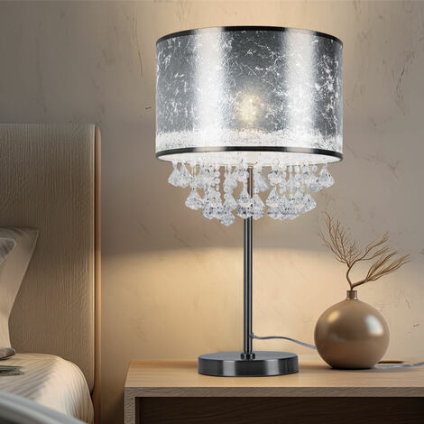 Lampe LED de Table en cristal, petite lampe de chevet, projecteur