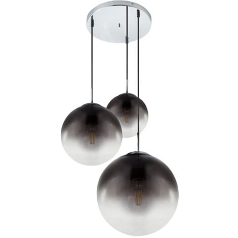 Pendule faisceau lumineux salon salle à manger éclairage cage plafonnier  suspendu noir -matt réglable en hauteur, ETC Shop: lampes, mobilier,  technologie. Tout d'une source.