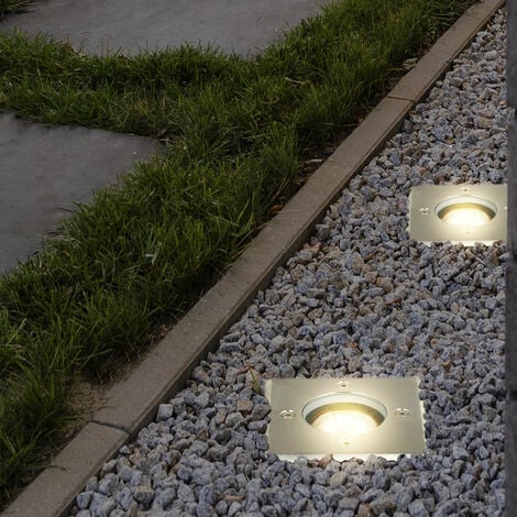 Spot lumineux LED RGB encastrable dans le sol avec télécommande, éclairage  d'extérieur, luminaire de paysage