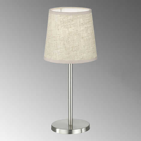 Lampe de chevet e14 bois lin, COREP Itto H.30 cm