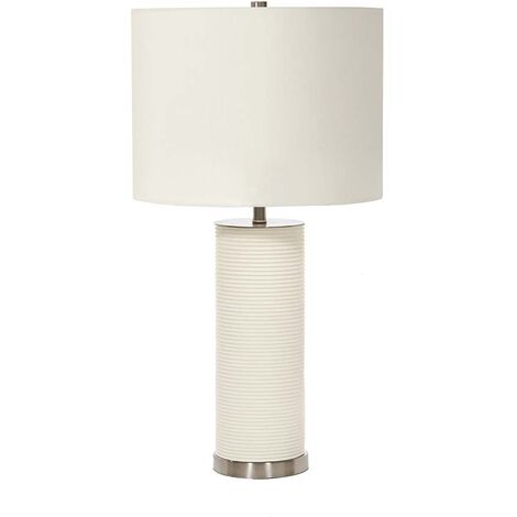Lampe d'appoint design en porcelaine blanche