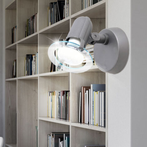 BRILONER Applique Murale Pivotante - Lampe Lecture Blanc Métal - Éclairage GU10 IP20 - Pour Salon/Chambre