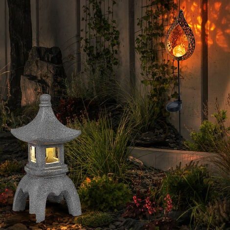 Lampe solaire décorative extérieure piquet lampe de jardin