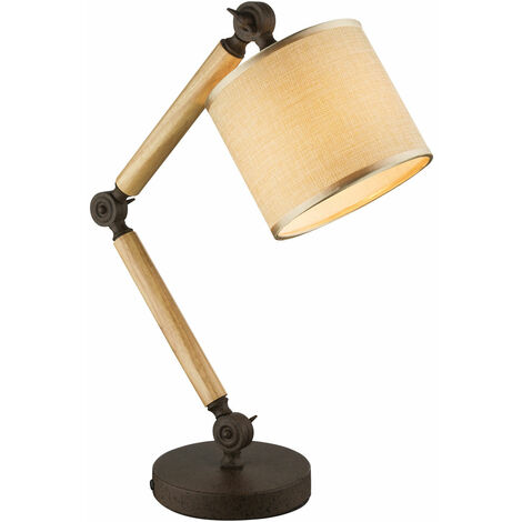 Lampe de chevet liseuse textile lampe articulée lampe de table en
