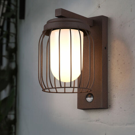 Lampe d'extérieur Applique d'extérieur vintage éclairage d'extérieur IP44,  grille d'éclairage mural de