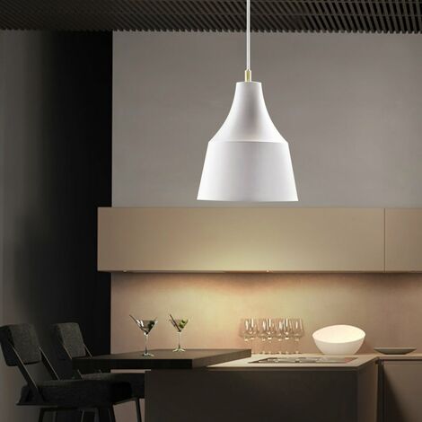 Lampe Suspendue Métal Épuré pour Salle à Manger