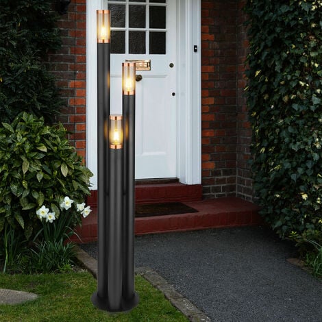 Lampadaire de Jardin Trade - Éclairage pour chemins - Noir - Aluminium - LED  - Extérieur - Cdiscount Maison