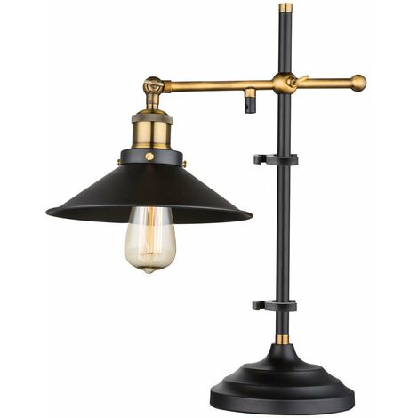 Lampe De Bureau Vintage Berliner Leuchte - Laiton Réglable - Années 80 - 44 Cm - 220V - Allemagne