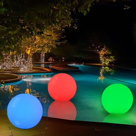 Lampe de jardin : lampe flottante à led pour la piscine et le jardin