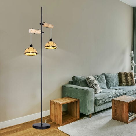 Métal Lampe de table,douille E27,lampadaire avec prise et interrupteur,  jusqu'à 60W,lampe décorative pour Edison rétro industriel,pour  salon,chambre