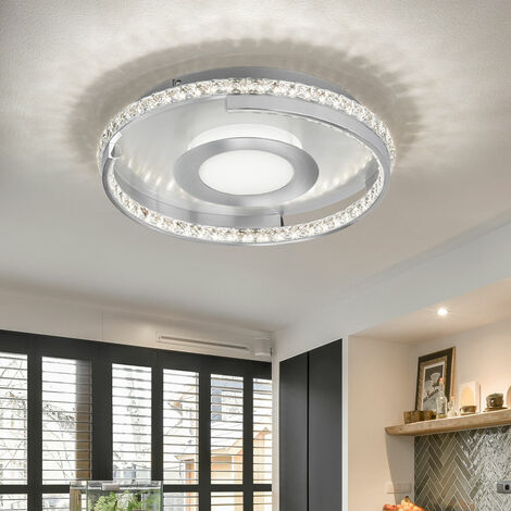 Plafonnier LED lampadaire chrome salon support lampe de projecteur  LeuchtenDirekt 15383-55