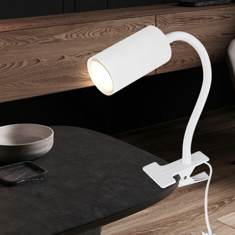 Lampe De Bureau LED UV 6 W Avec Pince à Col De Cygne Flexible Pour Une Utilisation Mains Libres - Maison
