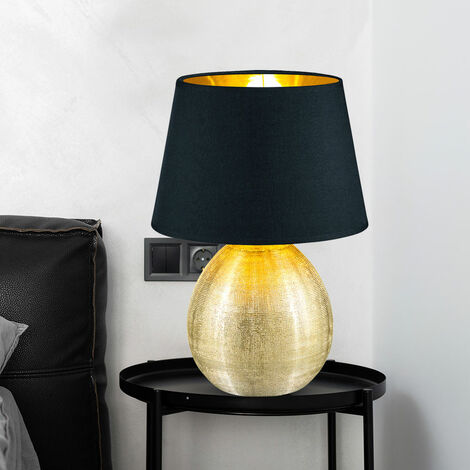Lampe de table lampe de banquier en métal avec abat-jour lampe de