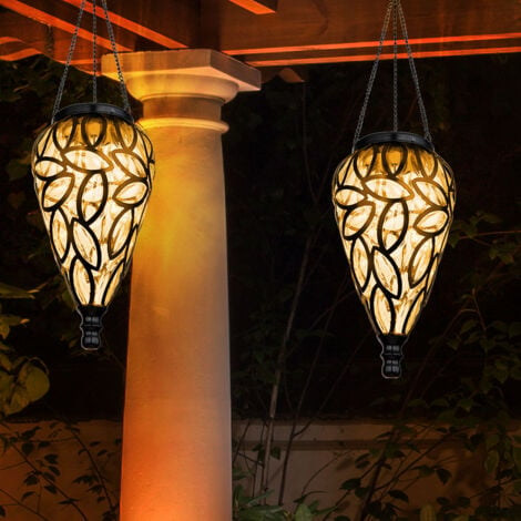 Lampe solaire décoration de jardin suspension lampe d'extérieur lampe  solaire LED suspendue, en forme de