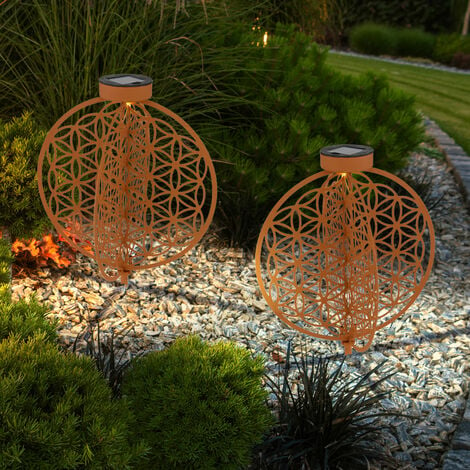Lampe solaire décorative extérieure piquet lampe de jardin