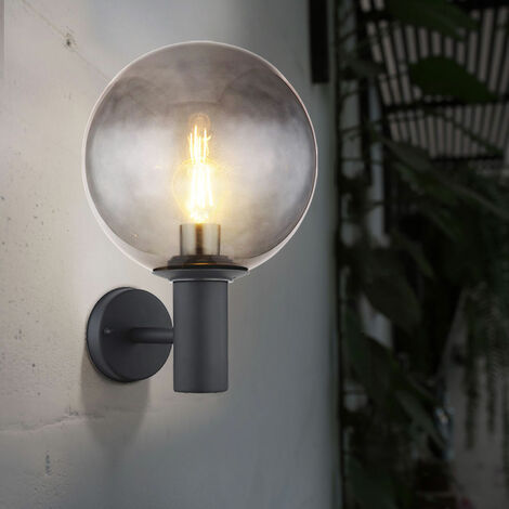 Lampe d'extérieur Solar noire ' Venice' - Lampe à incandescence led -  Lanterne à