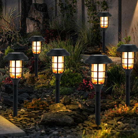 Lampes solaires enfichables pour l'extérieur Lampe de jardin LED