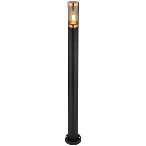 Tube lumineux RGB sur pied noir - 1m50