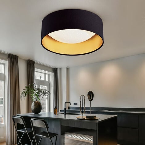 GROOFOO Plafonnier LED avec Detecteur de Mouvement 24W, Lampe de Plafond  Intérieur Blanc Froid Moderne Rond