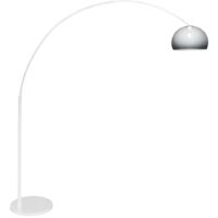 Lampadaire arc lampe lampadaire lampe de lecture lampe de salon gris H 210 cm