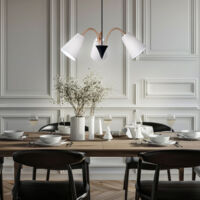 Lampe suspendue lampe pendule éclairage spot de plafond textile flexible naturel Honsel lights 69363