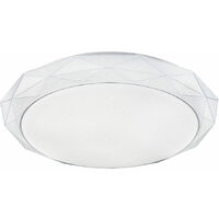 Globo - plafonnier - Andi - blanc - métal - Ø 50cm - LED - 48304