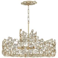 Lustre suspension plafonnier argent lampe de salle à manger D 61 cm lustre