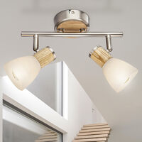 Design Verre Spot Plafonnier Projecteur réglable de cuisine couloir chrome lampe 