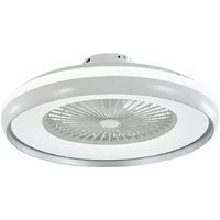 Archipel - VENTILATEUR SUSPENDU DIM.132 CM +LED 18W A 3 LAMES ABS