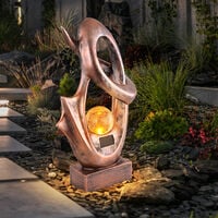 Lampes solaires boule pour le jardin Bougie solaire LED ronde effet feu  Lampes de jardin 25