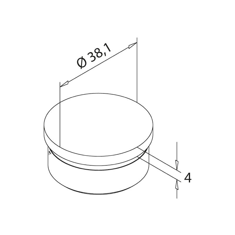 Embout rond renforcé & antidérapant, ∅18 à ∅40mm