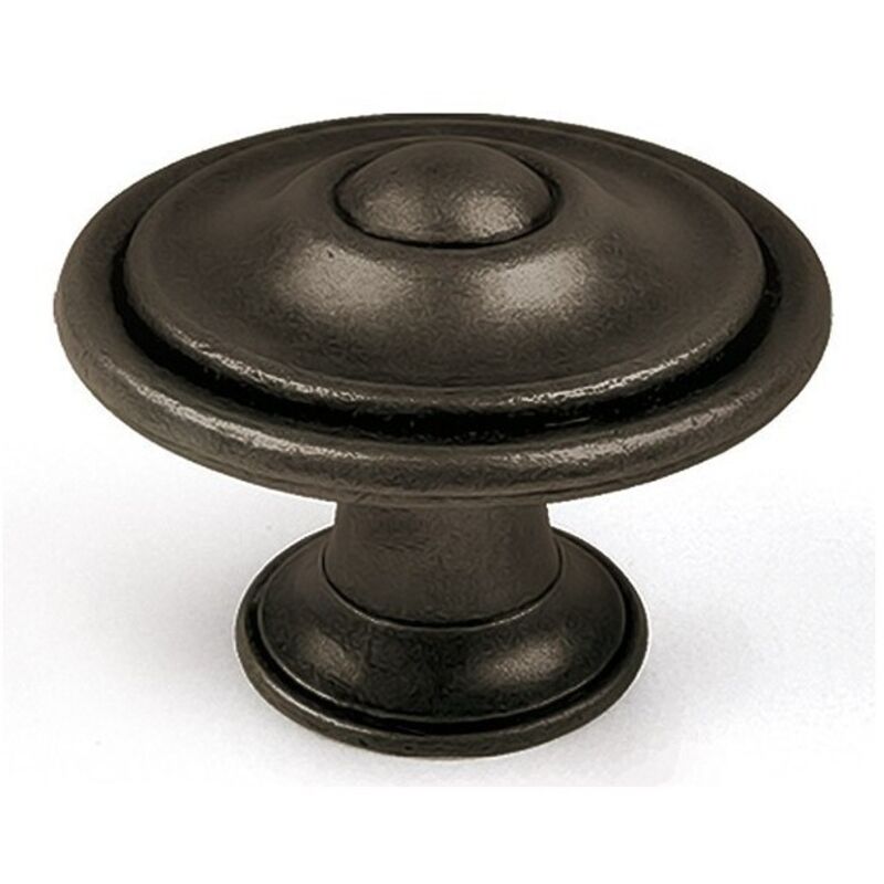 Poignée De Meuble Bouton Stone En Zamak - Diamètre 30 Mm METAKOR