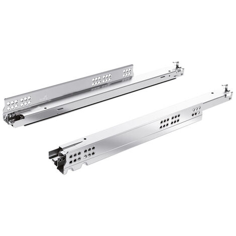 Coulisse bois actro 5d silent system - Charge : 40 kg - Longueur : 350 mm - HETTICH