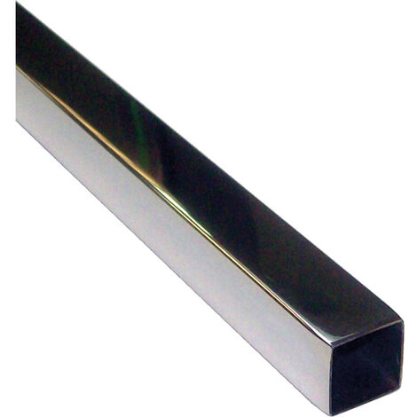 Tube inox ∅19 - Dimension : 19 x 19 mm - Modèle : Carré - ADLER