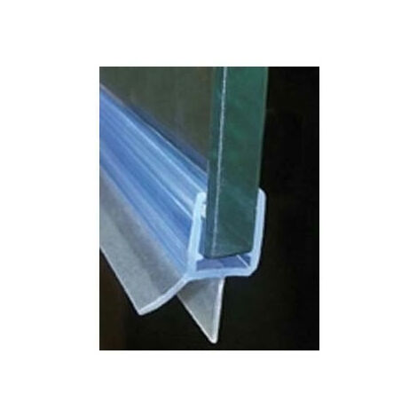 Joint d'étanchéité pvc pour bas de porte de douche 1000 mm – Épaisseur verre 4 à 6 mm – Lèvres souples grainées pour protection optimale – Adler