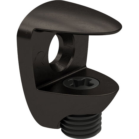 Taquet pour tablette verre - Décor : Noir - ITALIANA FERRAMENTA