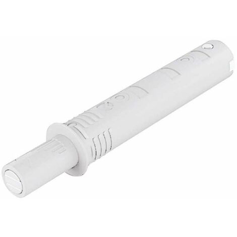 Loqueteau pousse lâche à encastrer - Sortie piston : 14 mm - Décor : Blanc - ITALIANA FERRAMENTA