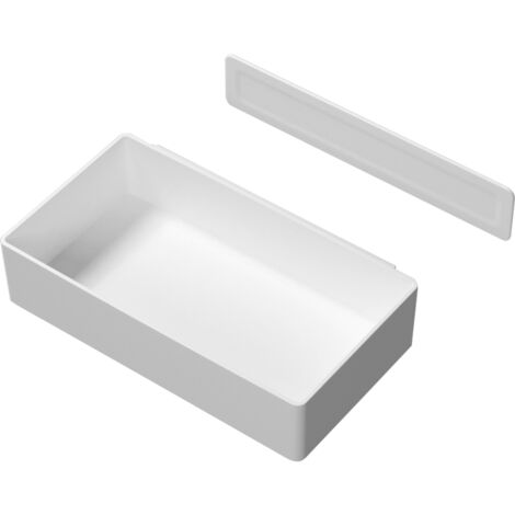 Boites de rangement - Décor : Blanc - Longueur : 222 mm - GOLLINUCCI (1/3)