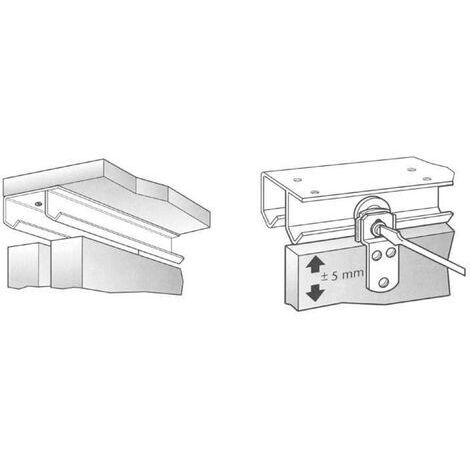 Ferrure k20 rail de roulement - Longueur : 2000 mm - KLEIN