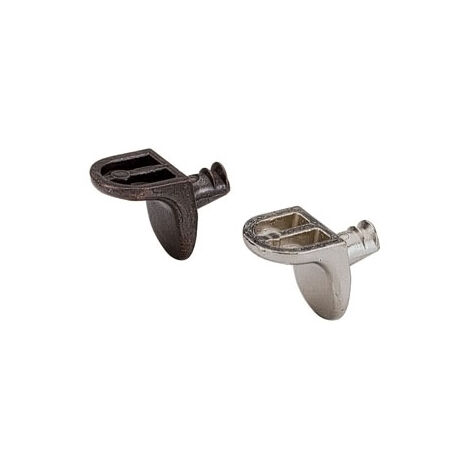 Taquets d'étagère sekura 2 - Décor : Nickelé - Matériau : Zinc moulé sous pression - HETTICH