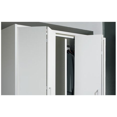 Kit complet wingline 230 - Charge maxi par vantail : 25 kg - Côte de ferrage : A gauche - HETTICH