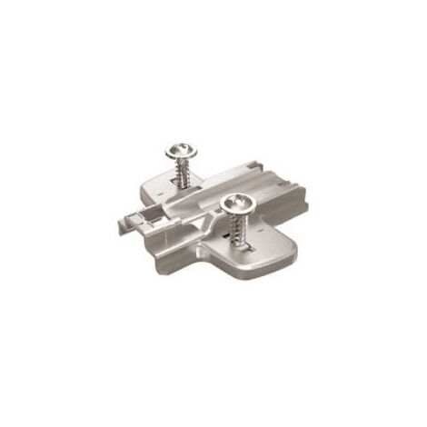 Embase cruciforme à visser - Distance : 3 mm - HETTICH