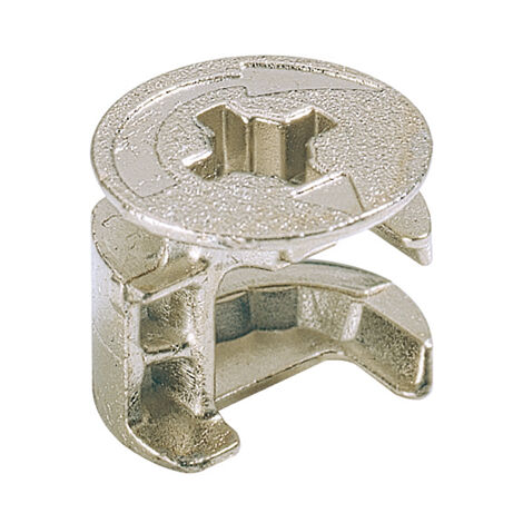 Excentrique ø15 rastex sans collerette - Décor : Brut - Pour panneau d'épaisseur : 16 mm - HETTICH